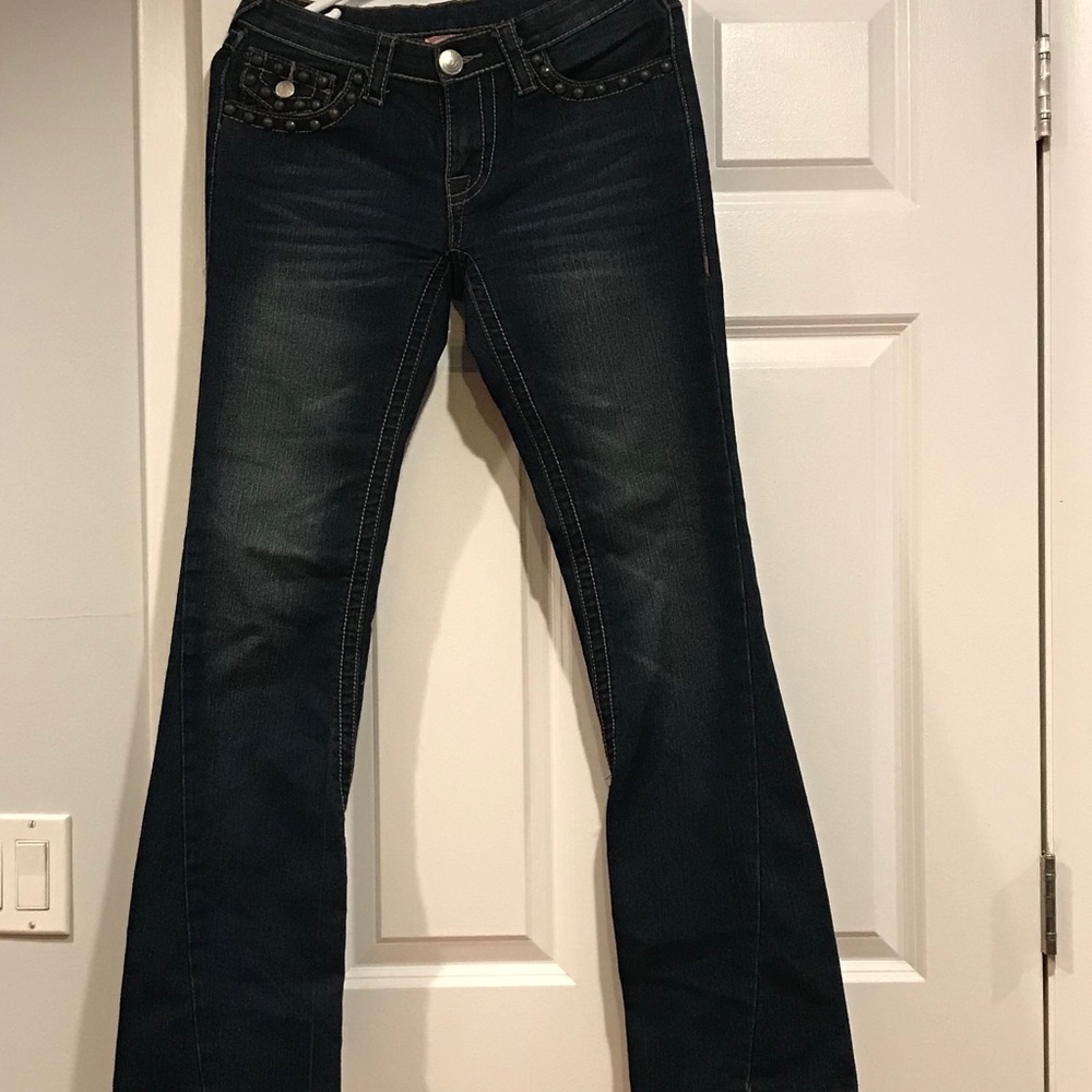 EUC True Religion Joey Big T Riveted Jeans
